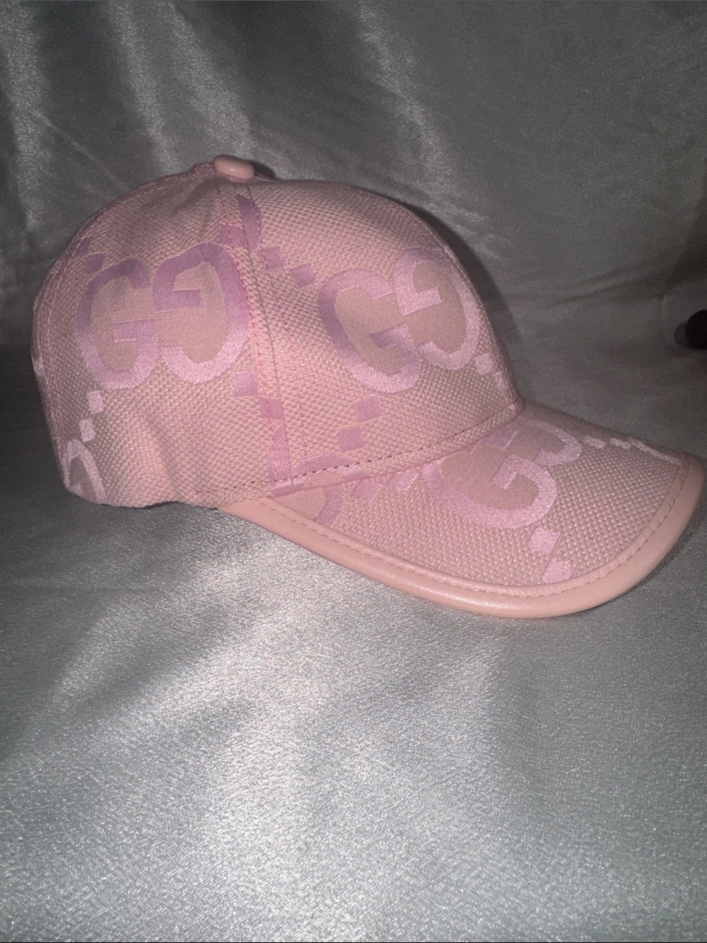 Gucci Light Pink GG Monogram Baseball Cap🔥New!